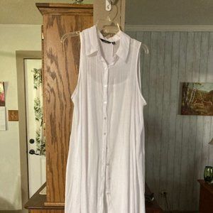 Summer beach dress white mlle Gabriele